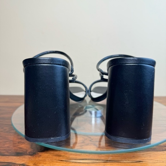 NINE WEST Strappy Open Toe Heel Sandals Platform Block Heels Size 13 - Picture 11 of 16